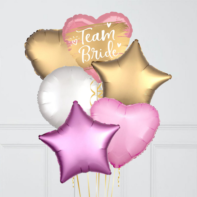 Team Bride Foil Balloon Bouquet