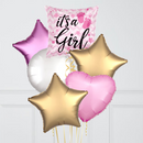 It's a Girl Feet Sleeping Foil Balloon Bouquet