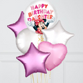 Happy Birthday Daughter Minnie Mouse Foil Balloon Bouquet