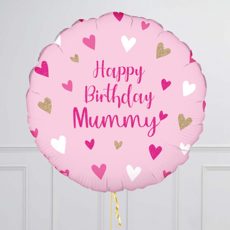 Happy Birthday Mummy Foil Balloon Bouquet