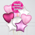 Happy Birthday Sister Foil Balloon Bouquet