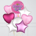 Birthday Girl Foil Balloon Bouquet