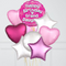 Happy Birthday Granddaughter Pink Foil Balloon Bouquet