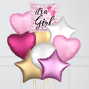 It's a Girl Feet Sleeping Foil Balloon Bouquet