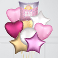 It's a Girl Baby Sleeping Foil Balloon Bouquet