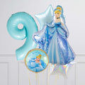 Cinderella Princess Birthday Inflated Birthday Crazy Balloon Bunch