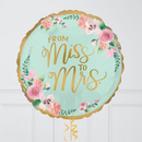 From Miss to Mrs Foil Balloon Bouquet