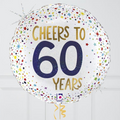 Cheers To 60 Years Foil Balloon Bouquet