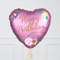 Happy Birthday Heart Foil Balloon Bouquet