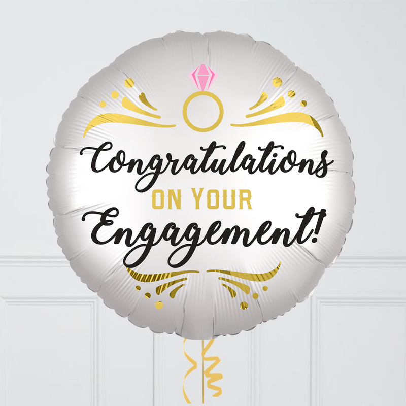 Congratulations On Your Engagement Foil Balloon Bouquet