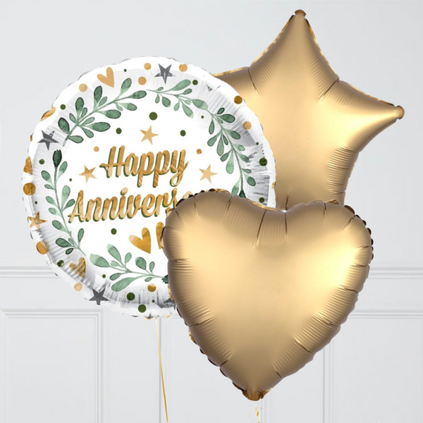 Happy Anniversary Foil Balloon Bouquet