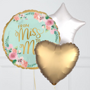 From Miss to Mrs Foil Balloon Bouquet