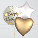 Birthday Gold Foil Balloon Bouquet