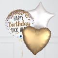 Happy Birthday DHead Foil Balloon Bouquet