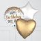 Happy Birthday DHead Foil Balloon Bouquet