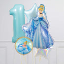 Cinderella Princess Birthday Inflated Birthday Crazy Balloon Bunch