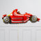 Red Racing Car Inflated Balloon Package