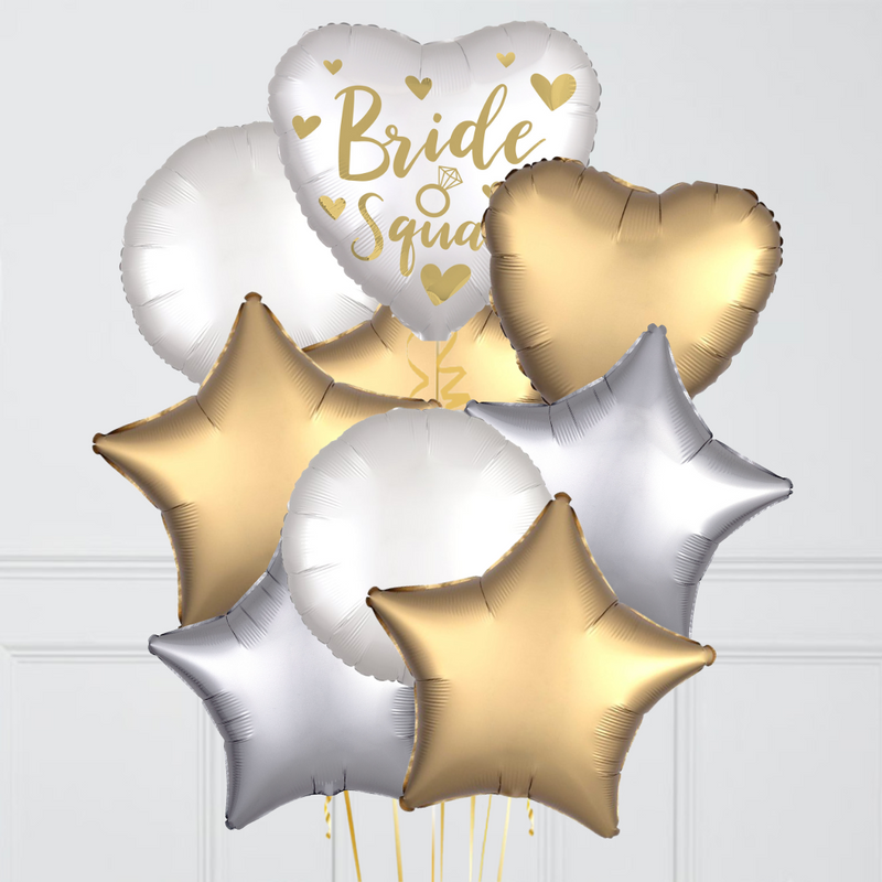 Bride Squad Foil Balloon Bouquet