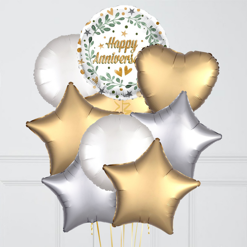 Happy Anniversary Foil Balloon Bouquet