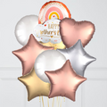 Happy Mother's Day Golden Rainbow Balloon Bouquet