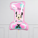 Minnie Mouse 1st Birthday Inflated Balloon Package