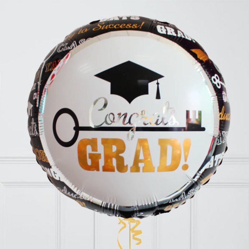 Classy Happy Graduation Foil Balloon Bouquet