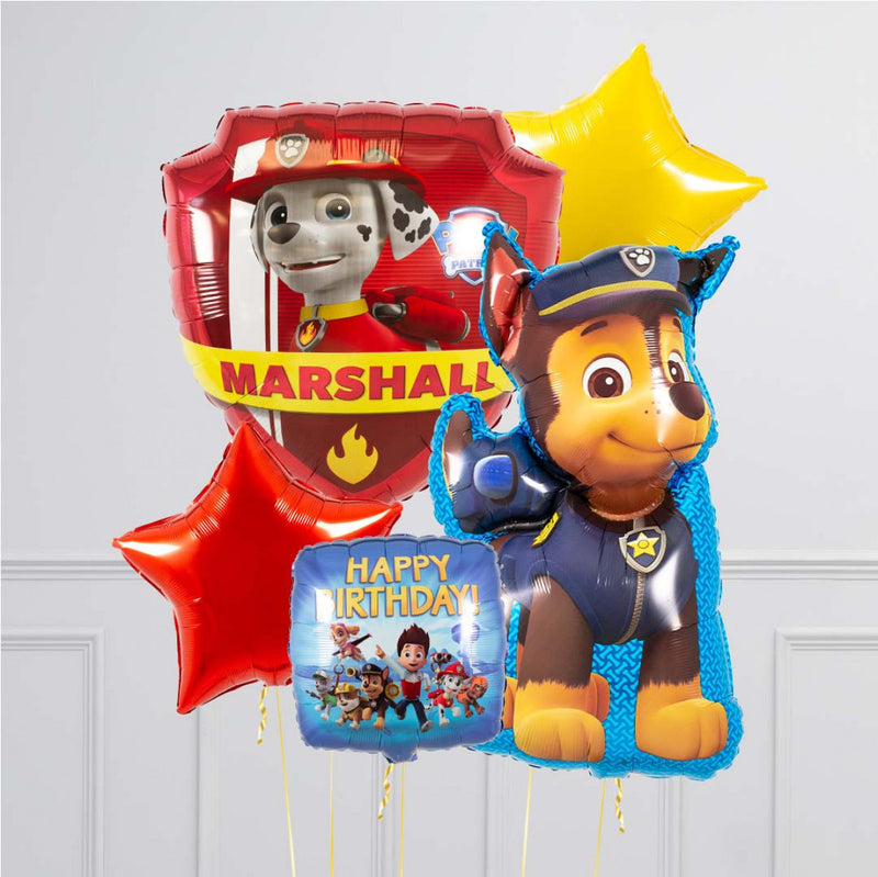 Paw Patrol Birthday Inflated Crazy Balloon Bunch