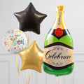 Champagne Retirement Balloon Package