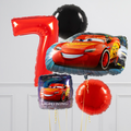 Lightning McQueen Inflated Birthday Crazy Balloon Bunch