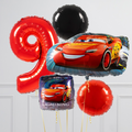 Lightning McQueen Inflated Birthday Crazy Balloon Bunch