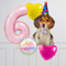 Cute Party Dog Inflated Birthday Crazy Balloon Bunch