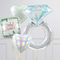 Bridal Shower Iridescent Mint Balloon Package