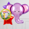 Cute Elephant Inflated Balloon Bouquet