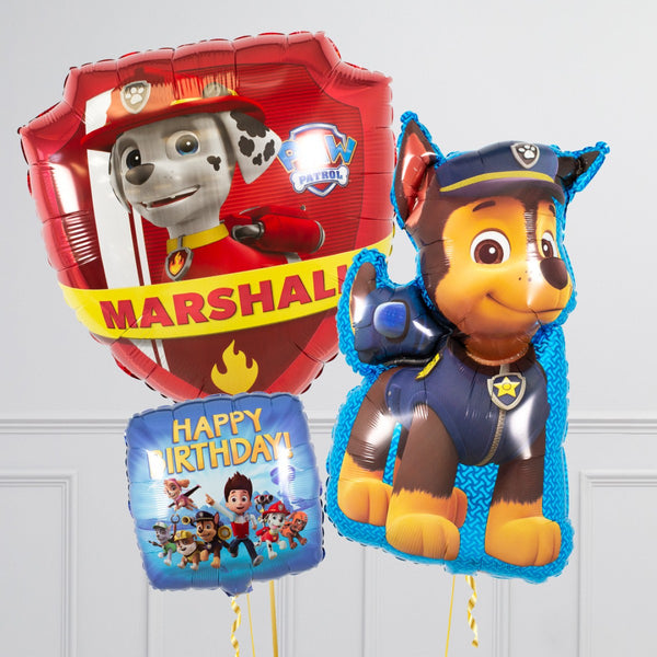 Paw Patrol Birthday Inflated Crazy Balloon Bunch