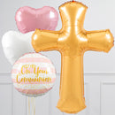 Holy Communion Pink Inflated Balloon Package