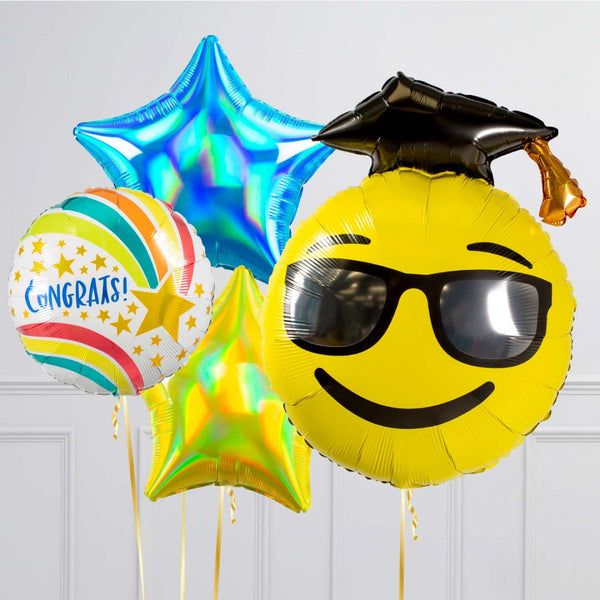 Congratulations Graduation Emoji Balloon Package