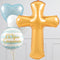 Holy Communion Blue Inflated Balloon