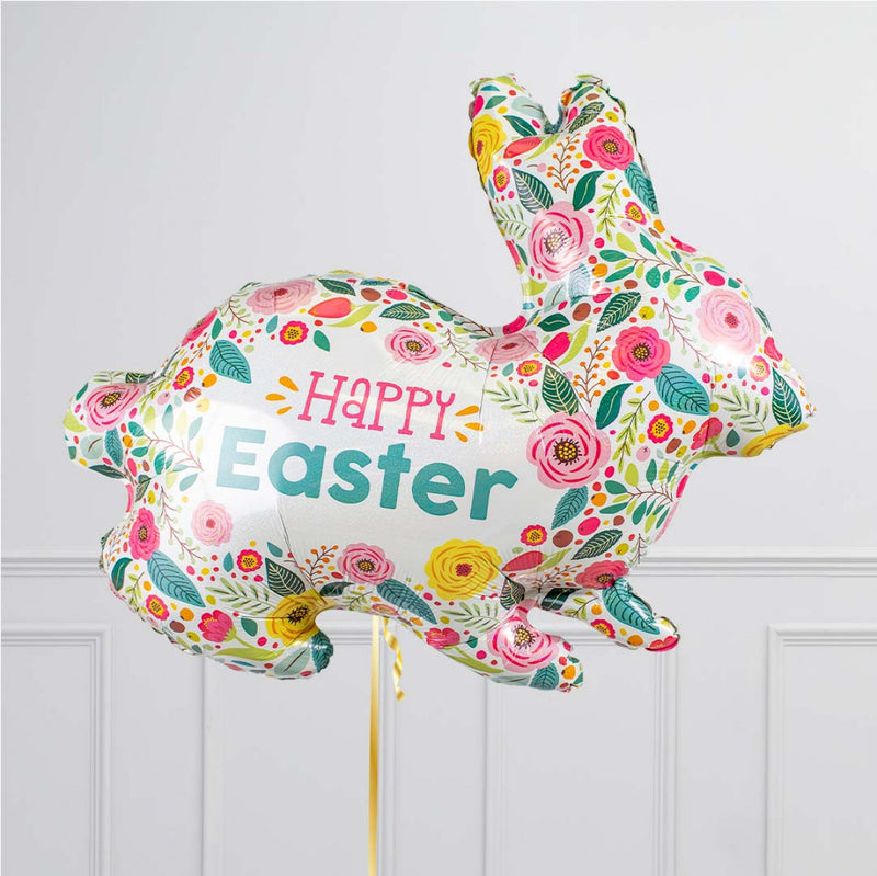 Floral Happy Easter Bunny Balloon Package