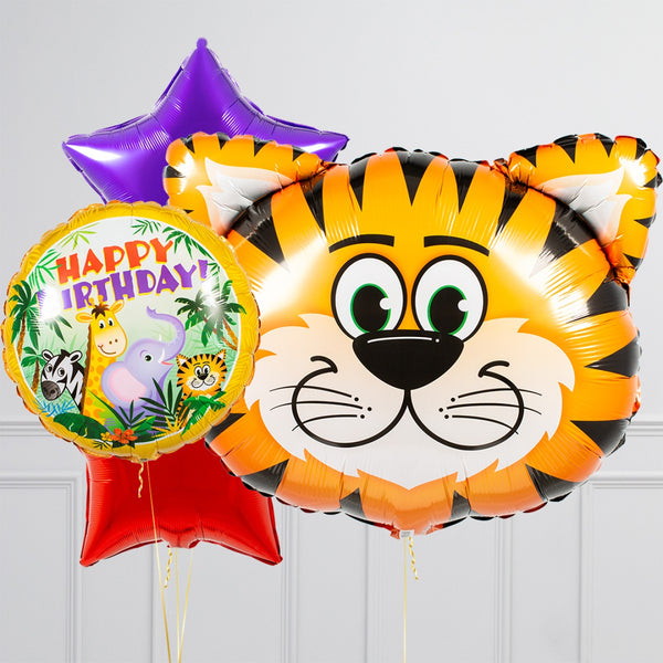 Cute Tiger Inflated Balloon Package