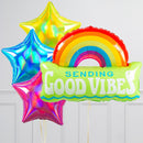 Good Vibes Inflated Balloon Package