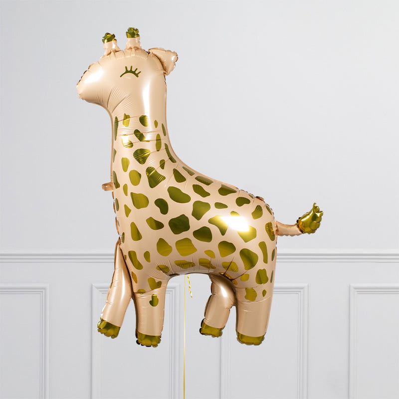 Birthday Giraffe Inflated Balloon Package