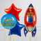 Birthday Blast Space Rocket Balloon Package