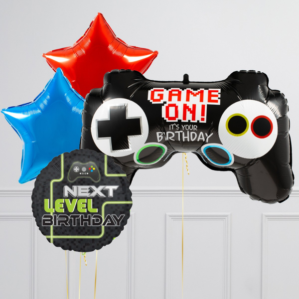 Games Controller Inflated Balloon Package