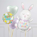 Soft Pastel Happy Easter Bunny Balloon Package